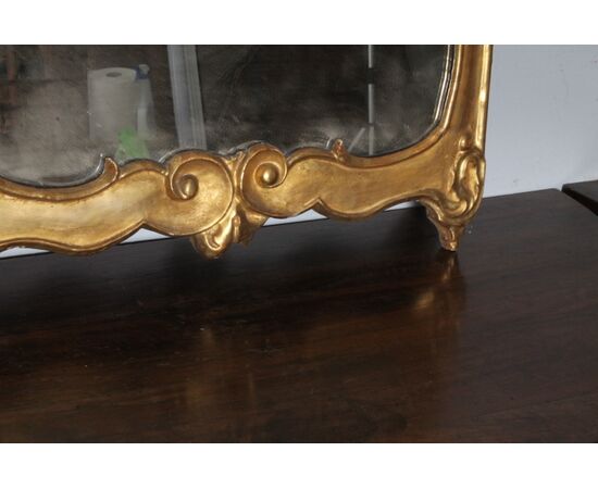 Antica coppia di specchiere Luigi XVI 1750 oro zecchino. Mis 124 x cm 70