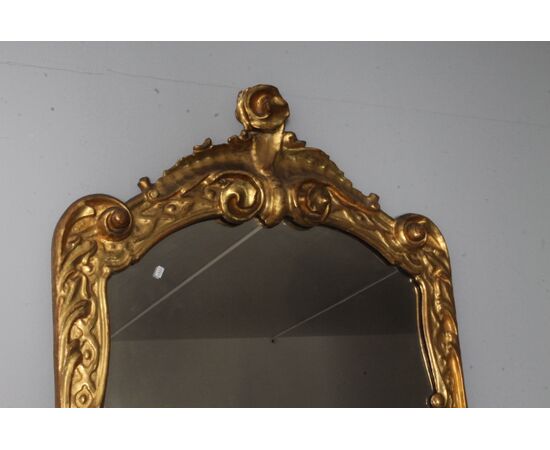 Antica coppia di specchiere Luigi XVI 1750 oro zecchino. Mis 124 x cm 70