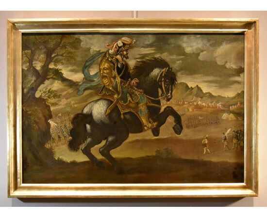 Ritratto equestre di Pietro Strozzi, Pittore fiorentino XVII-XVIII Secolo