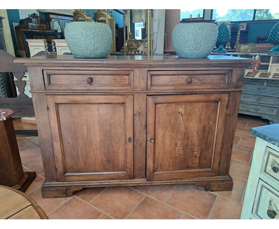 19th-century poplar sideboard