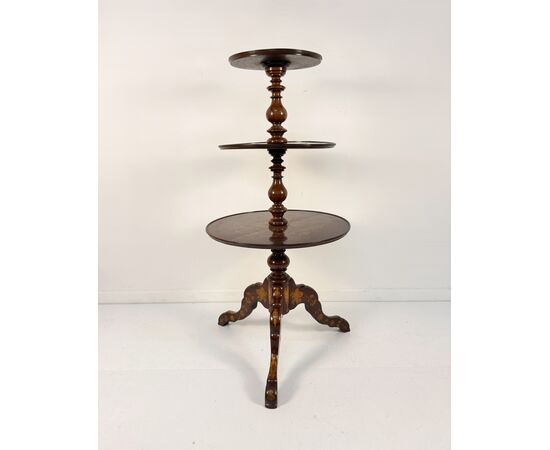 Mahogany etagere, England, 19th century