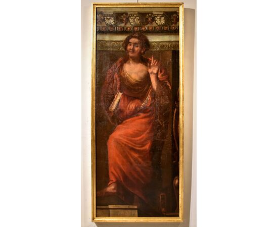 Allegory of Time Pointing to Truth, Giacomo Stella (Brescia 1545 - Rome 1630)