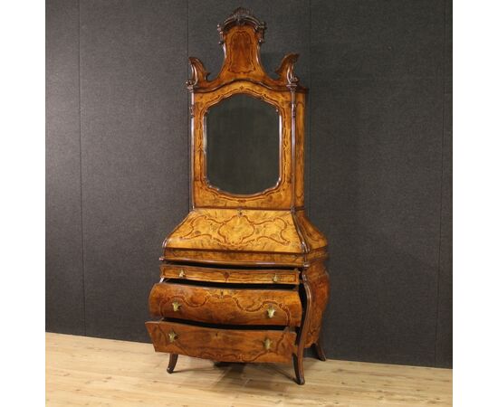 Lombard inlaid trumeau in Rococo style from 20th century
