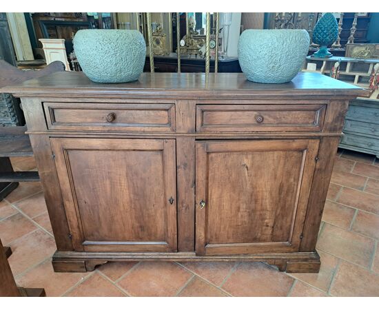 19th-century poplar sideboard