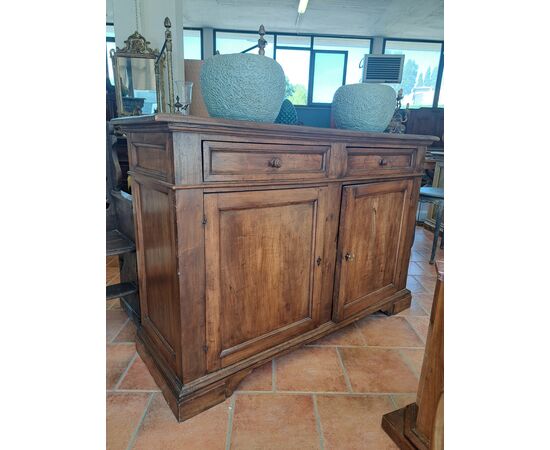 19th-century poplar sideboard