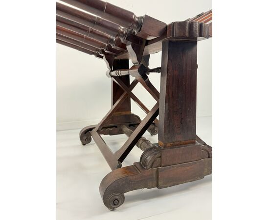 Rosewood magazine rack, England, 19th century