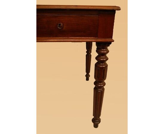 Antique Louis Philippe mahogany desk from the 1800s