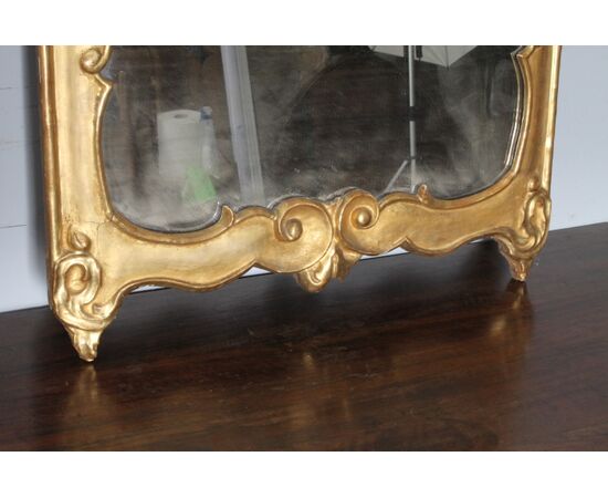 Antica coppia di specchiere Luigi XVI 1750 oro zecchino. Mis 124 x cm 70