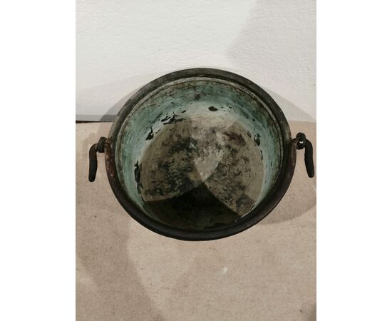 Antique 19th century copper pot