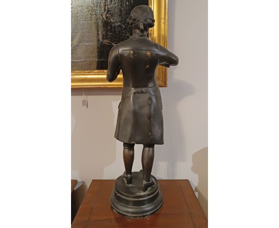 BRONZE SCULPTURE PORTRAIT OF MOZART LATE 19TH CENTURY