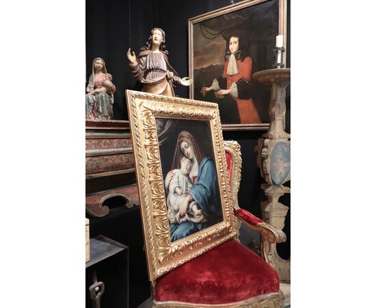 Flemish Painter: Madonna and Child, late 17th century