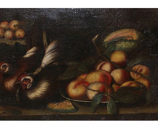 Italian oil on canvas from the late 1600s, early 1700s, School of Giovanni Crivelli (Il Crivellino)