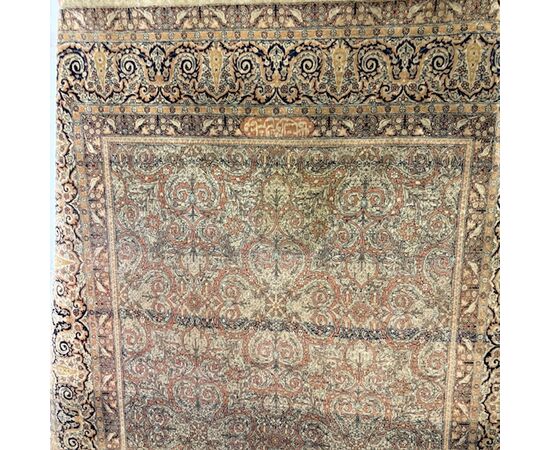 Antico tappeto Persiano pregiato XIX grande qualità . Mis 214 x cm 146
