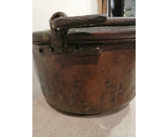 Antique 19th century copper pot