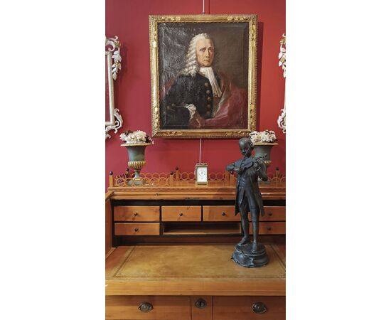 BRONZE SCULPTURE PORTRAIT OF MOZART LATE 19TH CENTURY