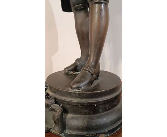 BRONZE SCULPTURE PORTRAIT OF MOZART LATE 19TH CENTURY