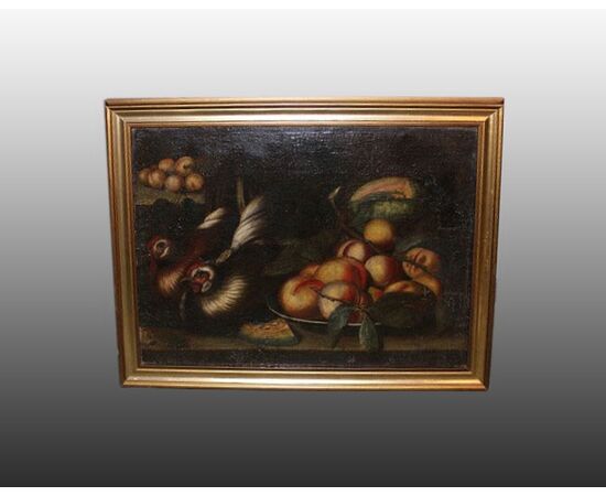 Italian oil on canvas from the late 1600s, early 1700s, School of Giovanni Crivelli (Il Crivellino)