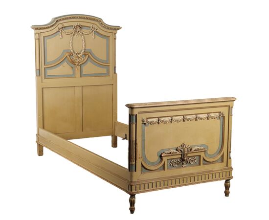 Neoclassical Style Bed, Italy, Early 20th Century