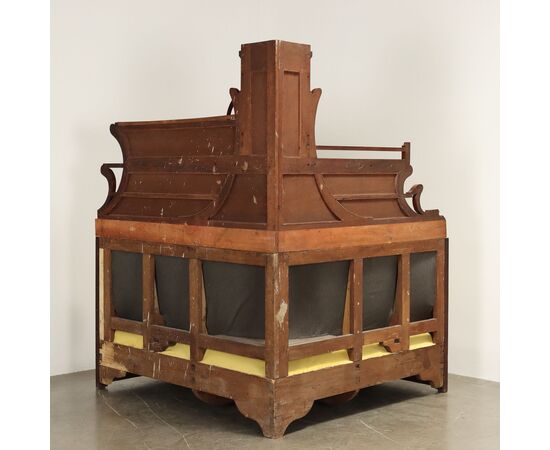 Liberty Style Corner Sofa Italy Late 19th - Early 20th Century
