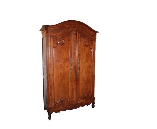 Armadio francese stile Provenzale in legno di ciliegio di fine 1700