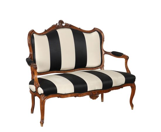 Small Baroque Sofa, Italy, Early 20th Century
