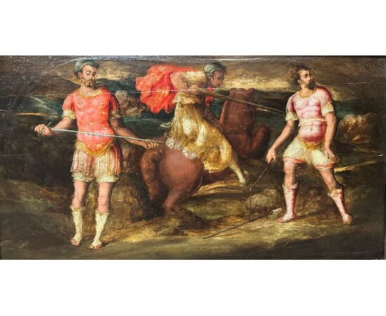 Oil painting on panel (Tuscan Master)