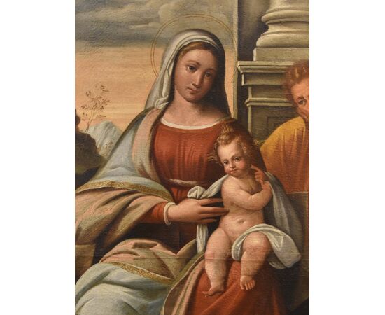 Madonna and Child with Saint Joseph, Benvenuto Tisi il Garofalo (1476 - 1559)