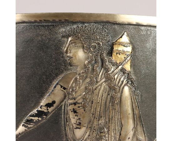 Secchiello in Argento Le Argenterie di Milano di Fiorentini Guido Italia Metà '900 ca.