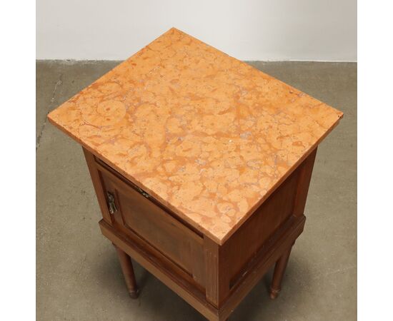 Pair of Neoclassical Style Bedside Tables, Italy, Early 20th Century