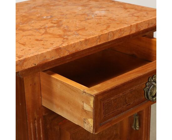 Pair of Neoclassical Style Bedside Tables, Italy, Early 20th Century