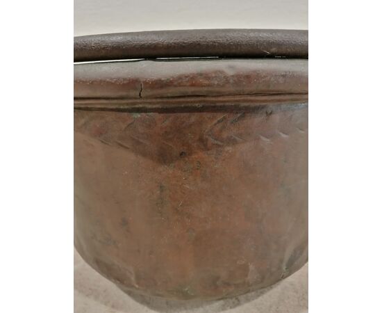 Antique 19th century copper pot