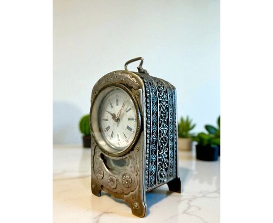 Orologio da viaggio antico francese