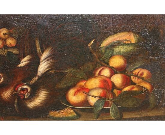 Italian oil on canvas from the late 1600s, early 1700s, School of Giovanni Crivelli (Il Crivellino)