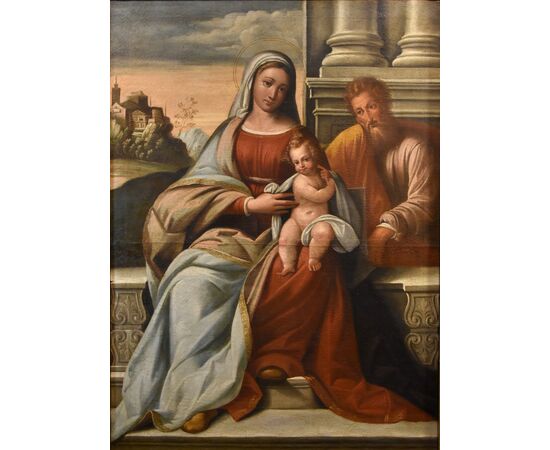 Madonna and Child with Saint Joseph, Benvenuto Tisi il Garofalo (1476 - 1559)