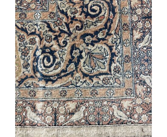 Antico tappeto Persiano pregiato XIX grande qualità . Mis 214 x cm 146