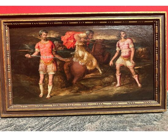 Oil painting on panel (Tuscan Master)