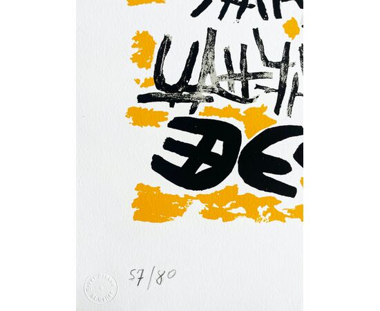 "Opale 4" - Lithograph by Giuseppe Capogrossi (1900-1972)