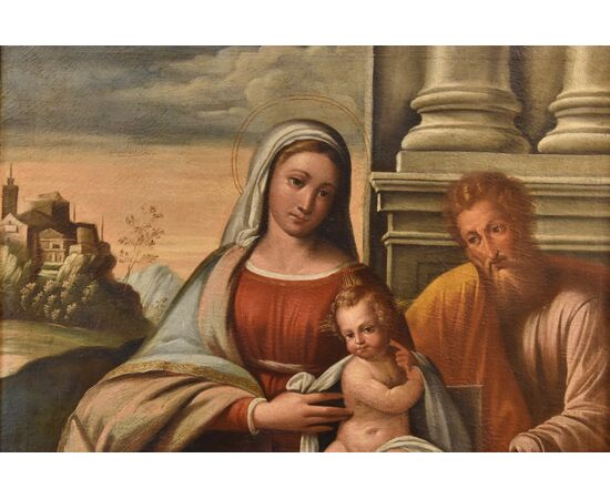 Madonna and Child with Saint Joseph, Benvenuto Tisi il Garofalo (1476 - 1559)