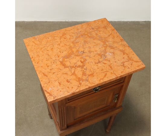 Pair of Neoclassical Style Bedside Tables, Italy, Early 20th Century