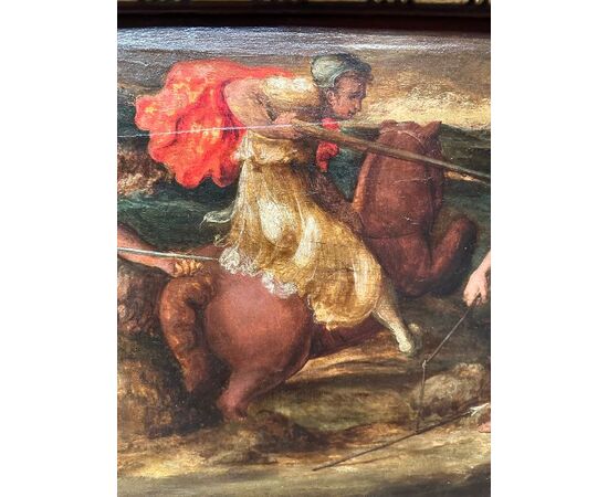 Oil painting on panel (Tuscan Master)