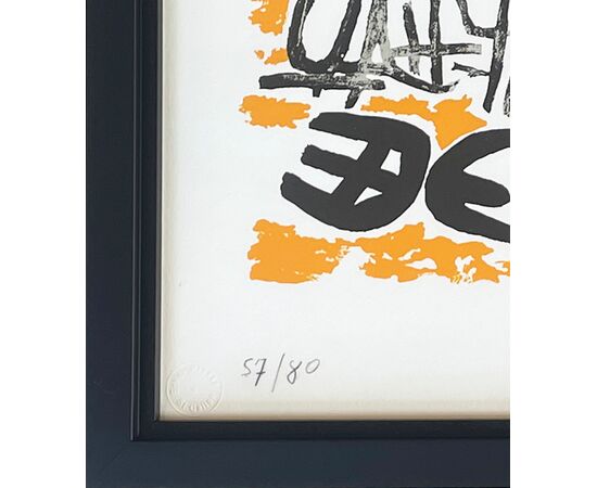 "Opale 4" - Lithograph by Giuseppe Capogrossi (1900-1972)