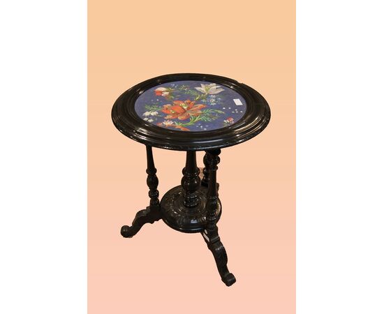 Stunning Italian table with scagliola top from the 1800s