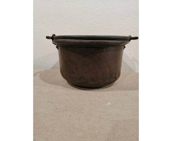 Antique 19th century copper pot