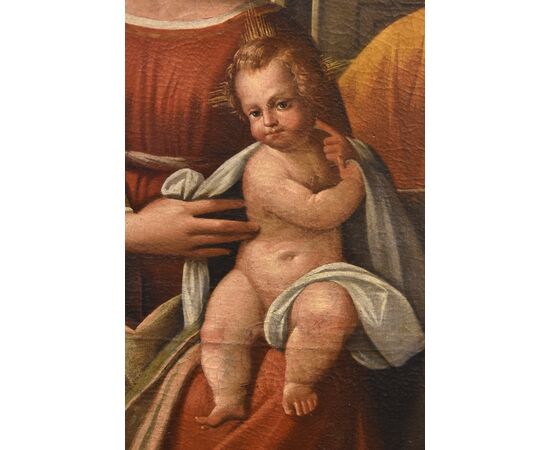 Madonna and Child with Saint Joseph, Benvenuto Tisi il Garofalo (1476 - 1559)