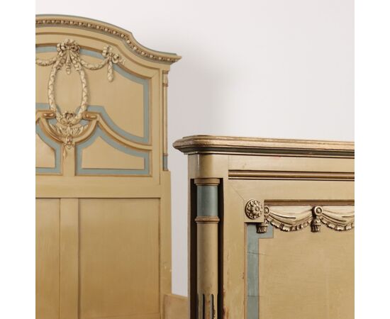 Neoclassical Style Bed, Italy, Early 20th Century