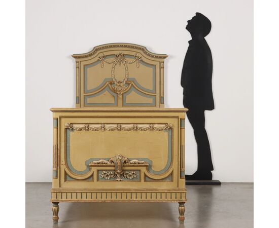 Neoclassical Style Bed, Italy, Early 20th Century