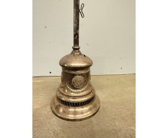 Vintage silver-plated metal bell, 20th century, 29x12cm