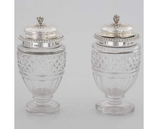 George III sterling silver condiment set, Paul Storr, London, 1808