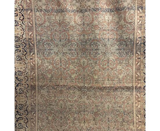 Antico tappeto Persiano pregiato XIX grande qualità . Mis 214 x cm 146