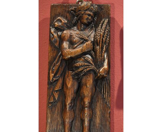 Bas-reliefs 'Allegory of Spring and Autumn', 17th-century Flemish sculptor
